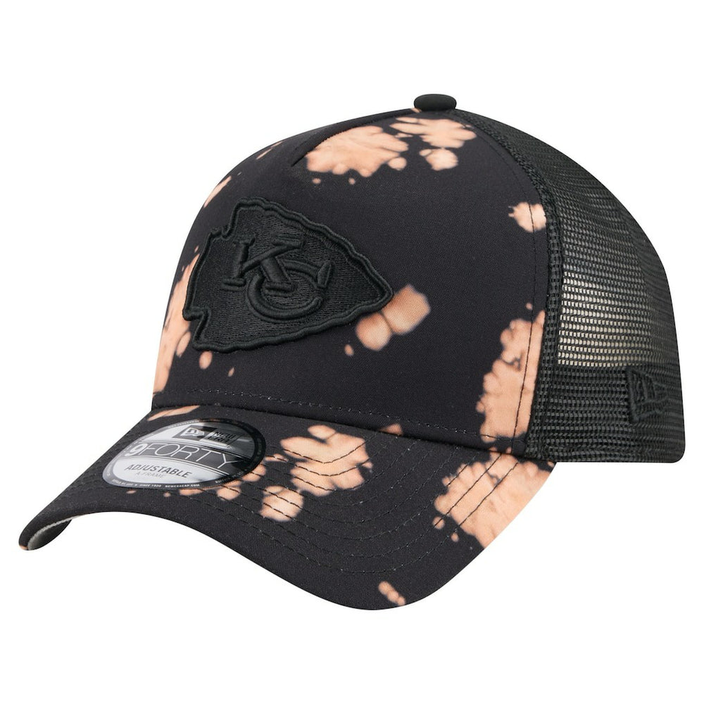 Kansas City Chiefs Bleached 9FORTY A-Frame Adjustable Hat | NFL New