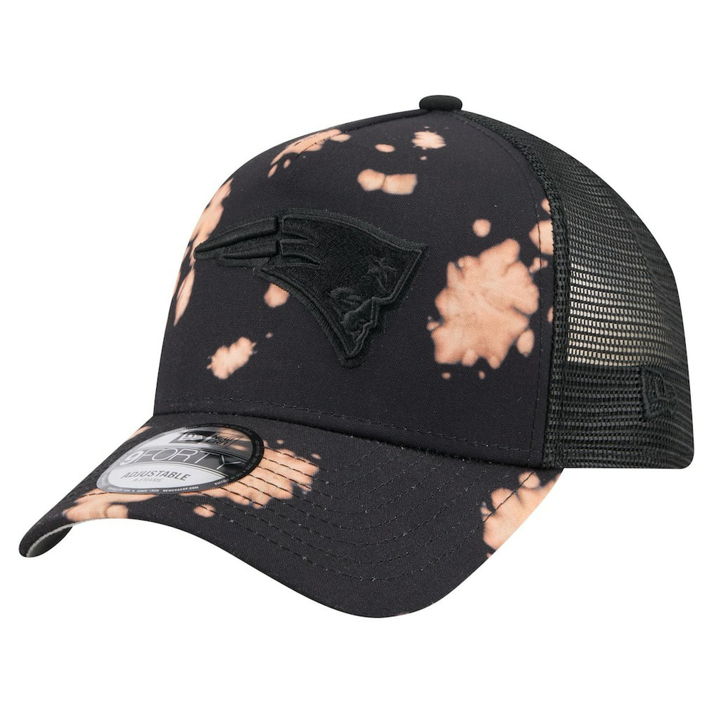 New England Patriots Bleached 9FORTY A-Frame Adjustable Hat | NFL US
