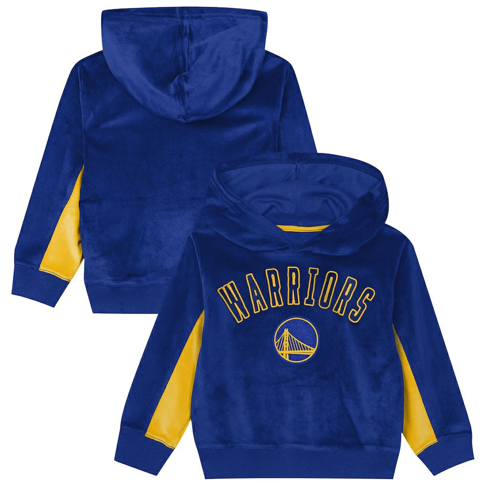 Royal Golden State Warriors Outerstuff Preschool Velour Hoodie sale | NBA