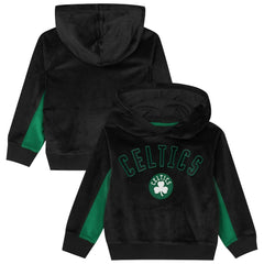 Black Boston Celtics Outerstuff Preschool Velour Hoodie | NBA