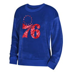 Royal Philadelphia 76ers Outerstuff Youth Girls Step Back Sweatshirt | NBA