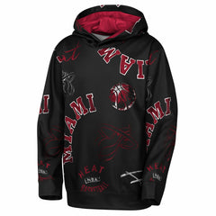 Black Miami Heat Outerstuff Youth Moving Violation Hoodie | NBA