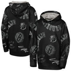 Black Brooklyn Nets Outerstuff Youth Moving Violation Hoodie | NBA