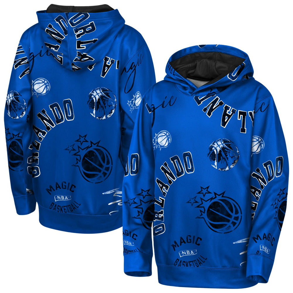 Blue Orlando Magic Outerstuff Youth Moving Violation Hoodie | NBA
