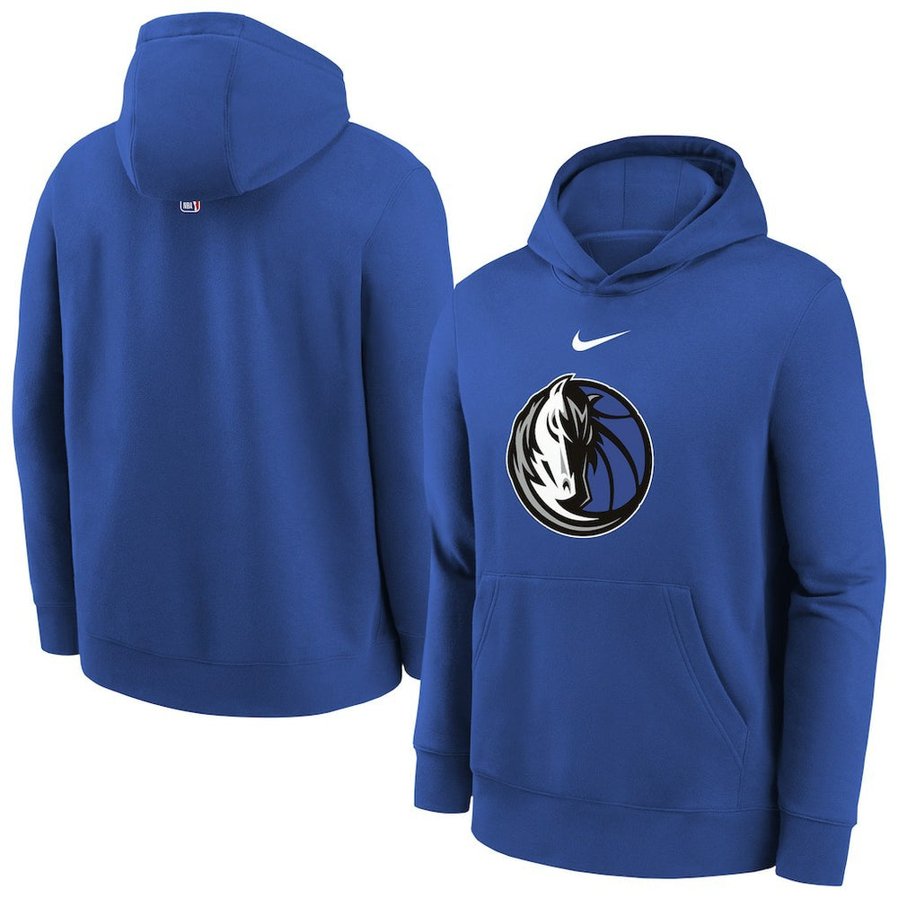 Blue Dallas Mavericks Youth 2025/26 Club Fleece Hoodie sale | NBA
