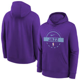 Purple Utah Jazz Youth 2025/26 Club Fleece Practice Hoodie | NBA