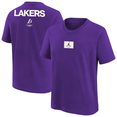 Purple Los Angeles Lakers Jordan Brand Youth Courtside Statement 85 T-Shirt | NBA