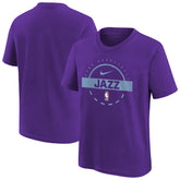 Purple Utah Jazz Youth Practice T-Shirt | NBA