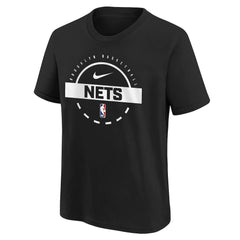 Black Brooklyn Nets Youth Practice T-Shirt | NBA