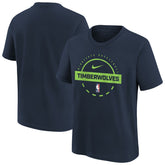 Navy Minnesota Timberwolves Youth Practice T-Shirt | NBA