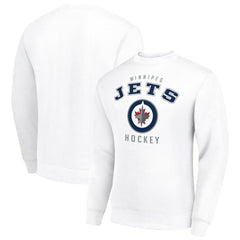 Winnipeg Jets Men's Starter Team Logo Fleece Pullover Sweatshirt - NHL Sweatshirts