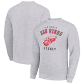 Detroit Red Wings Men's Starter Team Logo Fleece Pullover Sweatshirt - NHL Sweatshirts