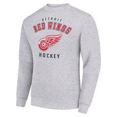 Detroit Red Wings Men's Starter Team Logo Fleece Pullover Sweatshirt - NHL Sweatshirts