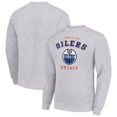 Edmonton Oilers Men's Starter Team Logo Fleece Pullover Sweatshirt - NHL Sweatshirts