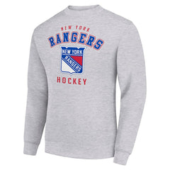 New York Rangers Men's Starter Team Logo Fleece Pullover Sweatshirt - NHL Sweatshirts