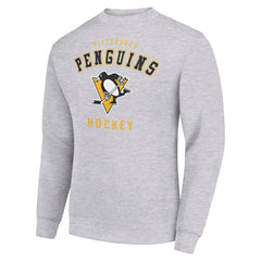 Pittsburgh Penguins Men's Starter Team Logo Fleece Pullover Sweatshirt - NHL Sweatshirts