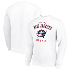 Columbus Blue Jackets Men's Starter Team Logo Fleece Pullover Sweatshirt - NHL Sweatshirts