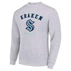 Seattle Kraken Men's Starter Team Logo Fleece Pullover Sweatshirt - NHL Sweatshirts