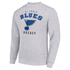 St. Louis Blues Men's Starter Team Logo Fleece Pullover Sweatshirt - NHL Sweatshirts