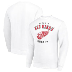 Detroit Red Wings Men's Starter Team Logo Fleece Pullover Sweatshirt - NHL Sweatshirts