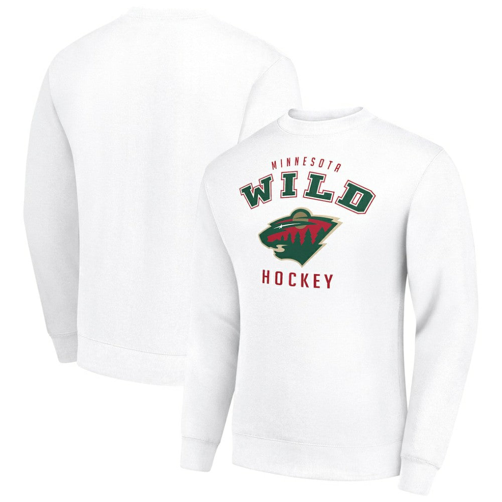 Minnesota Wild Men's Starter Team Logo Fleece Pullover Sweatshirt - NHL Sweatshirts