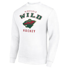 Minnesota Wild Men's Starter Team Logo Fleece Pullover Sweatshirt - NHL Sweatshirts