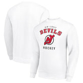 New Jersey Devils Men's Starter Team Logo Fleece Pullover Sweatshirt - NHL Sweatshirts