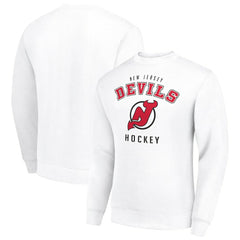 New Jersey Devils Men's Starter Team Logo Fleece Pullover Sweatshirt - NHL Sweatshirts