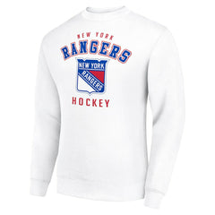 New York Rangers Men's Starter Team Logo Fleece Pullover Sweatshirt - NHL Sweatshirts