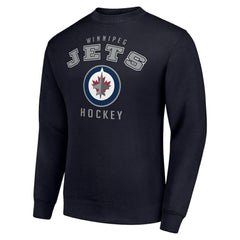 Winnipeg Jets Men's Starter Team Logo Fleece Pullover Sweatshirt - NHL Sweatshirts