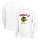 Chicago Blackhawks Men's Starter Team Logo Fleece Pullover Sweatshirt - NHL Sweatshirts