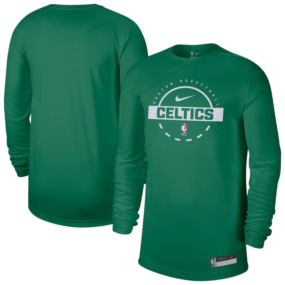 Kelly Green Boston Celtics 2025/26 On-Court Flare Dri-FIT Practice Long Sleeve Tri-Blend T-Shirt | NBA