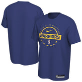 Royal Golden State Warriors 2025/26 On-Court Flare Performance Practice T-Shirt sale | NBA