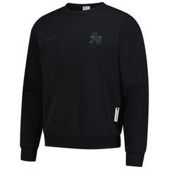 Black Philadelphia 76ers Authentic Standard Issue Travel Dri-FIT Sweatshirt | NBA