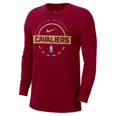 Wine Cleveland Cavaliers Authentic Long Sleeve Practice T-Shirt sale | NBA