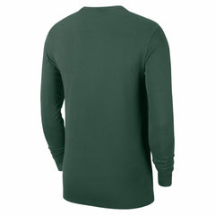 Hunter Green Milwaukee Bucks Authentic Long Sleeve Practice T-Shirt | NBA