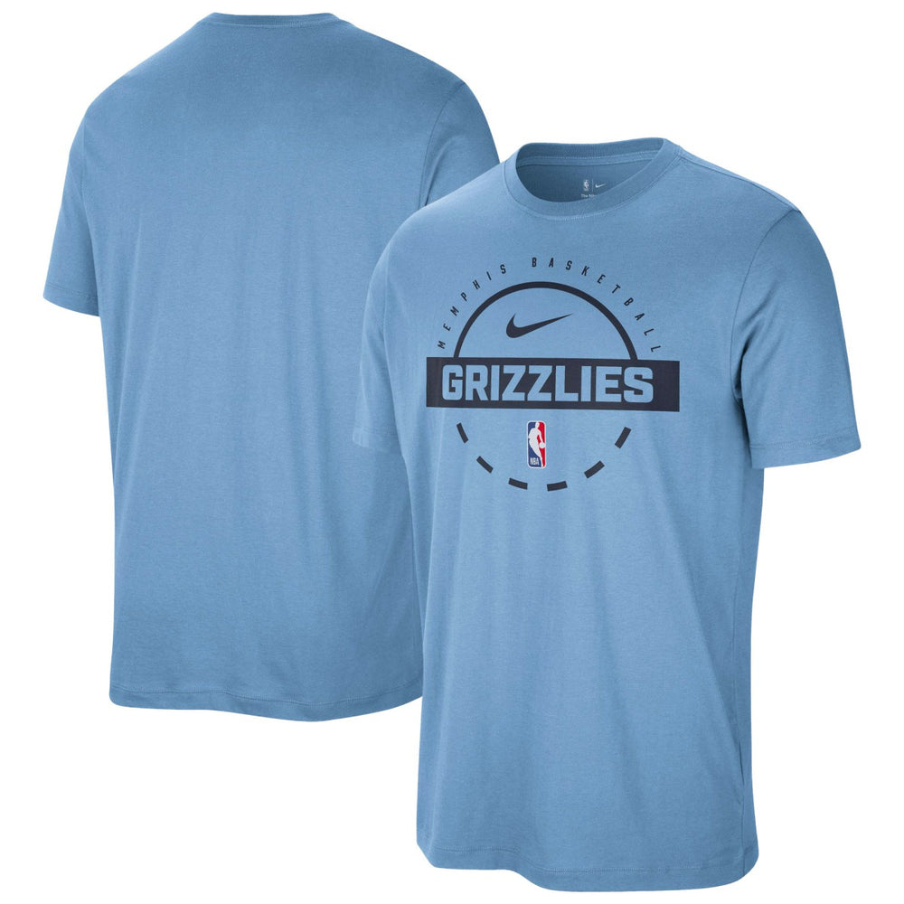 Light Blue Memphis Grizzlies Authentic Practice T-Shirt | NBA