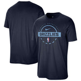 Navy Memphis Grizzlies Authentic Practice T-Shirt | NBA