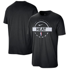 Black Miami Heat Authentic Practice T-Shirt | NBA