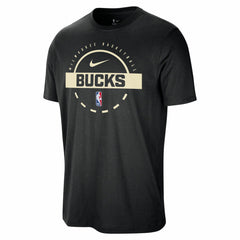 Black Milwaukee Bucks Authentic Practice T-Shirt | NBA