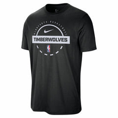 Black Minnesota Timberwolves Authentic Practice T-Shirt | NBA