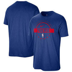 Royal Philadelphia 76ers Authentic Practice T-Shirt | NBA