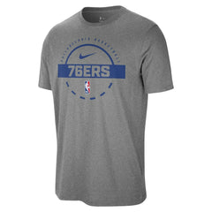 Charcoal Philadelphia 76ers Authentic Practice T-Shirt | NBA