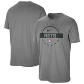 Charcoal Brooklyn Nets Authentic Practice T-Shirt | NBA
