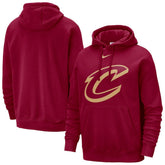 Wine Cleveland Cavaliers Essential Logo Club Pullover Hoodie sale | NBA