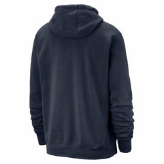 Navy Memphis Grizzlies Essential Logo Club Pullover Hoodie | NBA