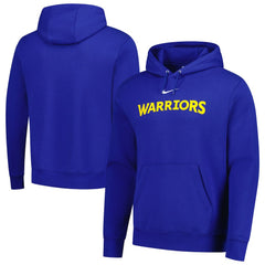 Royal Golden State Warriors Sportswear Essential Wordmark Club Hoodie sale | NBA