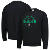 Black Boston Celtics 2025/26 Authentic Practice Club Sweatshirt | NBA