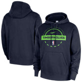 Navy Minnesota Timberwolves 2025/26 Authentic Practice Club Pullover Hoodie | NBA