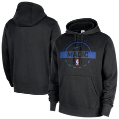 Black Orlando Magic 2025/26 Authentic Practice Club Pullover Hoodie | NBA